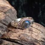 Labradorite Ring 925 Sterling Silver Engagement Ring Unique and Romantic Gemstone Jewelry Best Gift For Her'