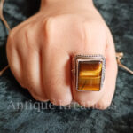 Natural Tiger Eye Ring, 925 Sterling Silver Ring, Classic Men Ring, Tiger Eye Ring For Men, Unisex Ring, Engagement Ring, Gift For Him & Her