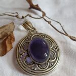 Amethyst Pendant, 925 Sterling Silver Pendant For Women And Men, Gemstone Pendant, Unisex Pendant, Gift For Mom, Gift For Her, Engagement Pendant