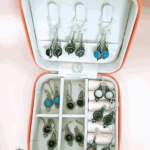 Mix 10 Color Gemstone Earrings in Beautiful Box, Gemstone Earrings, Perfect Gift Box, Handmade Earrings For Women, Mix Lot Earrings