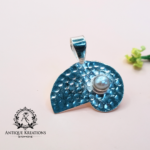 Handcrafted Pearl Pendant, Hammered Silver Necklace, Unique Artisan Design, Sterling Silver Pearl Pendant, Statement Jewelry, Gift for Her"