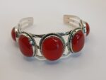 Carnelian Bracelet, Red Gemstone Bracelet, 925 Solid Silver Bracelet, Silver Bracelet With Large Gemstone, Unisex Bracelet, Gift For Her - Image 7