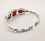 Carnelian Bracelet, Red Gemstone Bracelet, 925 Solid Silver Bracelet, Silver Bracelet With Large Gemstone, Unisex Bracelet, Gift For Her - Image 7