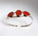 Carnelian Bracelet, Red Gemstone Bracelet, 925 Solid Silver Bracelet, Silver Bracelet With Large Gemstone, Unisex Bracelet, Gift For Her - Image 5