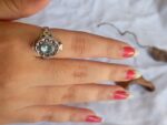 Blue Topaz Ring, 925 Solid Silver Poisoner Ring, Blue Topaz Bali Poisoner Ring, Locket Ring, Keepsake Ring, Ashes Holder Ring, Lockable Ring - Image 5