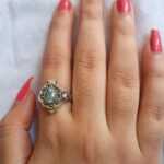 Blue Topaz Ring, 925 Solid Silver Poisoner Ring, Blue Topaz Bali Poisoner Ring, Locket Ring, Keepsake Ring, Ashes Holder Ring, Lockable Ring