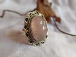 Rose Quartz Ring, 925 Sterling Silver Ring, Rose Quartz Jewelry, Handmade Ring For Women, Gift For Her, Anniversary Gift, Birthday Gifts - Image 5