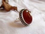 Red Carnelian Ring | 925 Sterling Sliver - Image 3