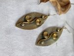Leaf Design Earring, Citrine Earring, 925 Silver Earring with Gemstone, Handmade Earring, Daily Wear Earring, Gift For Her, Gift For Mom - Image 3