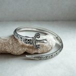 Vintage Sword Bracelet 925  Silver | Handmade Warrior Cuff Bracelet | Unisex Statement Silver Bangle - Image 2